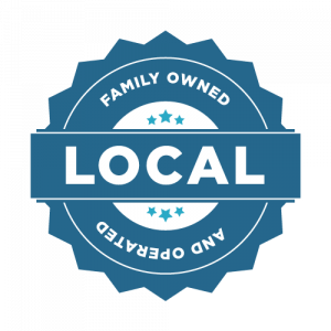 Local family owned business badge